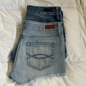 2-Abercrombie & Fitch Denim Shorts